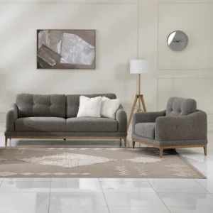 Colin 6-Seater Sofa Set in dark grey