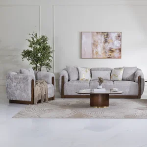 Ramsey 6-Seater Sofa Set in grey