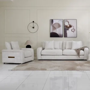 Tulip 7-Seater Sofa Set in off white
