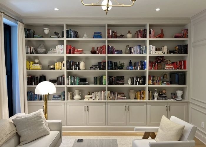 Custom bookshelf estimate