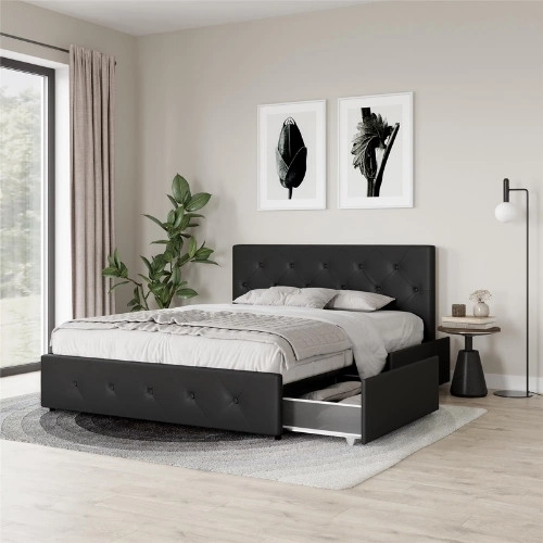 Luxury modern upholstered bed Dubai