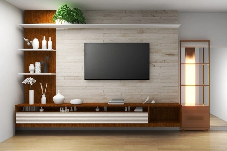 Custom TV shelving Dubai