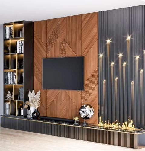 Custom TV unit Dubai living room