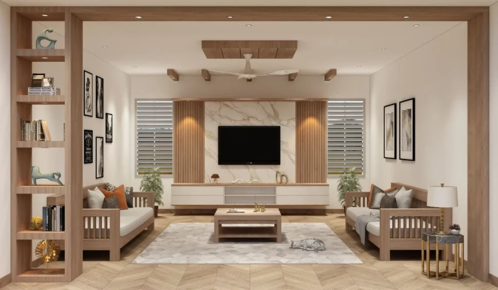 Custom Wall Mounted TV Unit Dubai