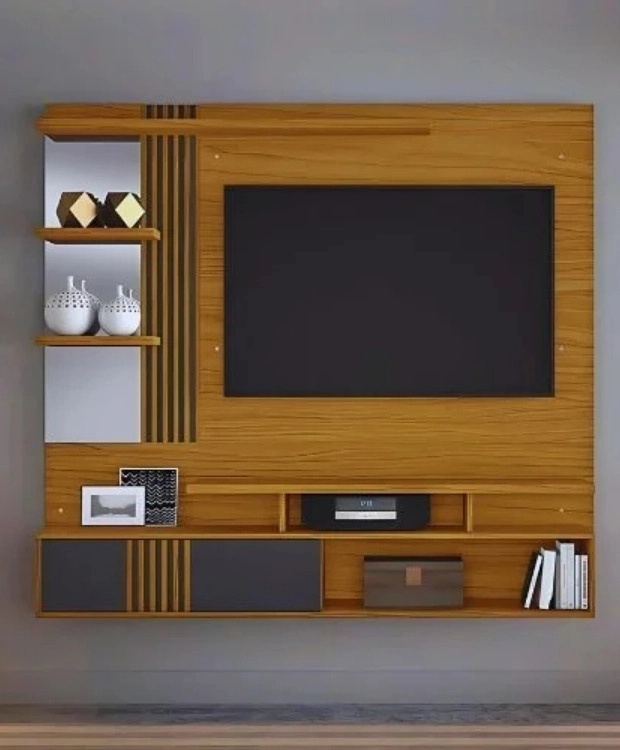 Custom wooden TV cabinet Dubai