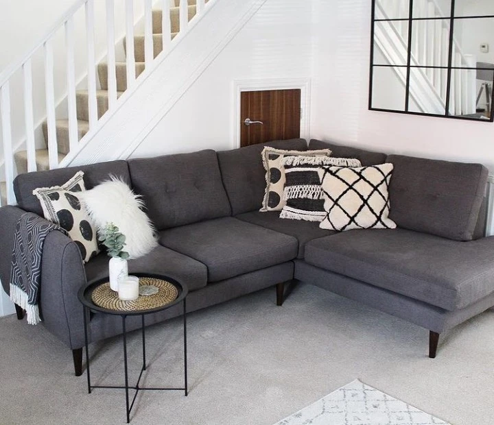 Sectional sofa and armchairs