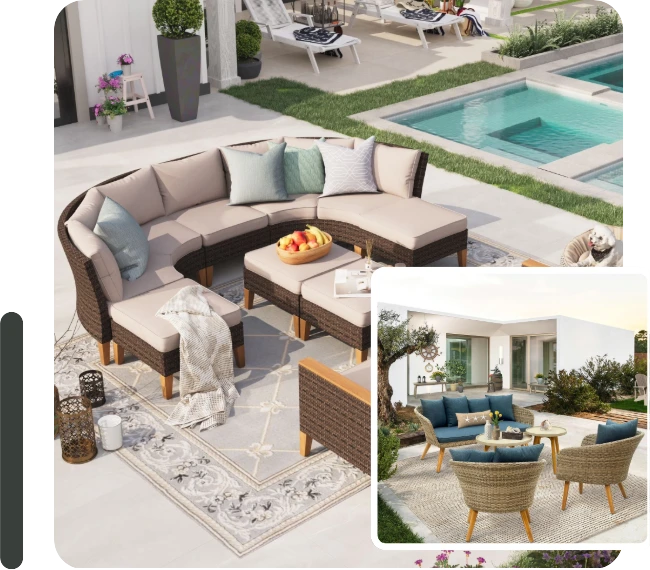 Premium balcony outdoor furniture