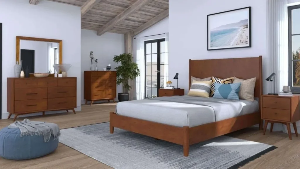 Luxury custom upholstered bed Dubai