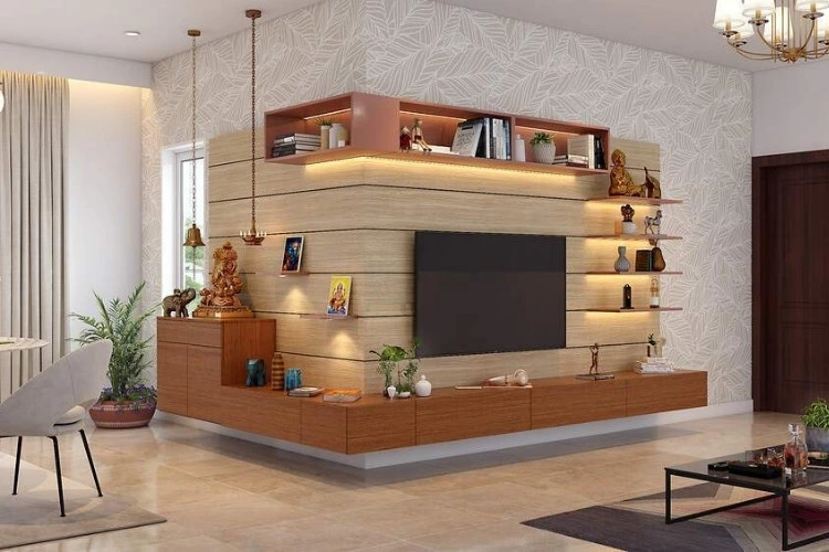 Minimal wall TV cabinet Dubai