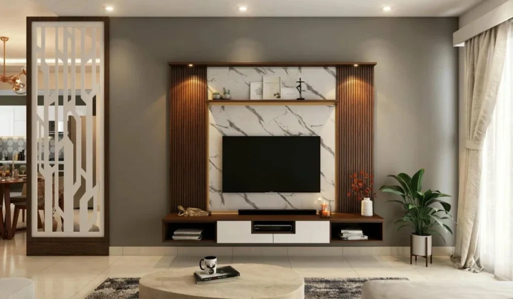 Custom TV unit Dubai home