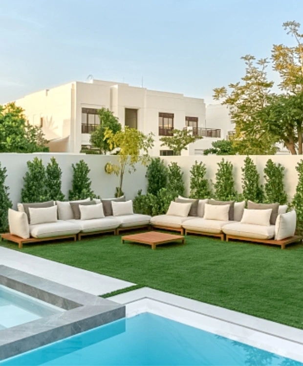 Luxury villa outdoor furniture