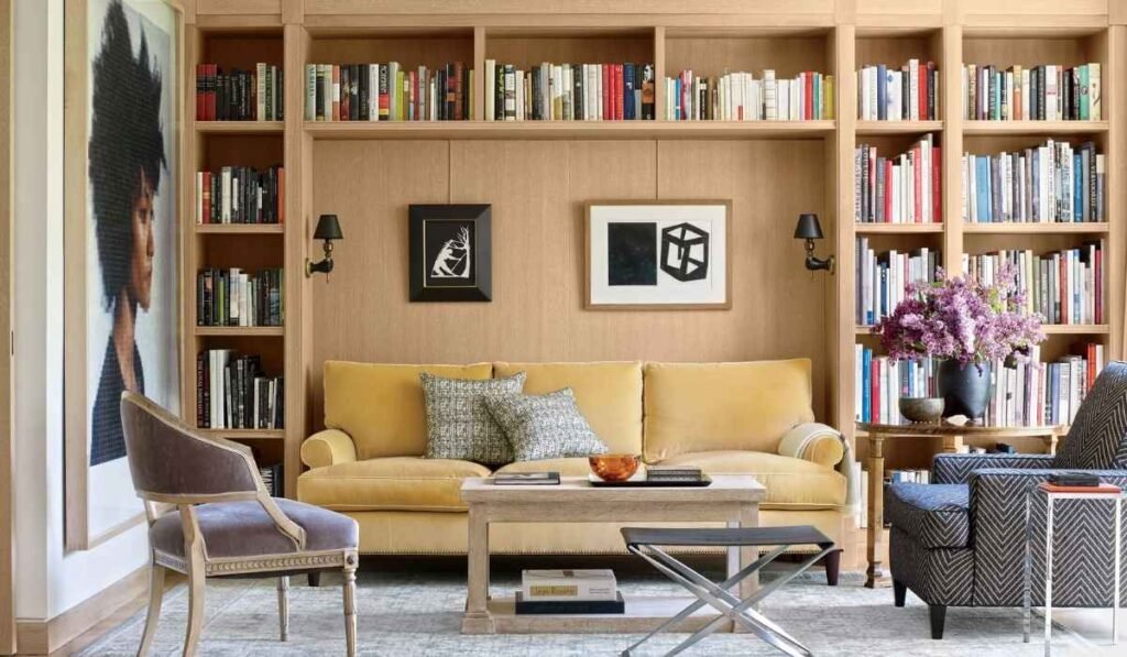 Room bookshelf design