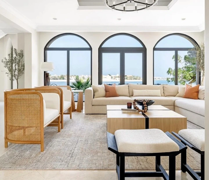 L-shaped sofa for spaces