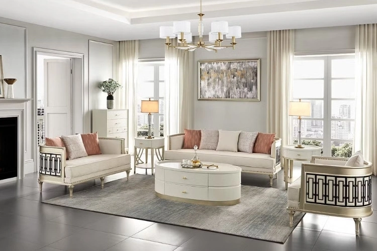 Elegant Living Room with Classic Furniture