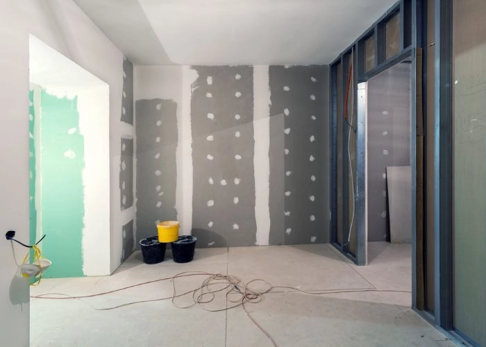 Bedroom gypsum ceiling decoration