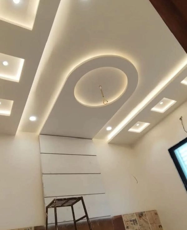 Custom crafted false ceiling elevating interior space