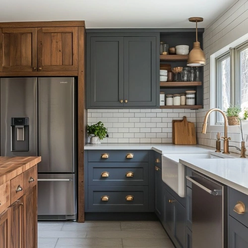 Contemporary kitchen cabinetry Dubai