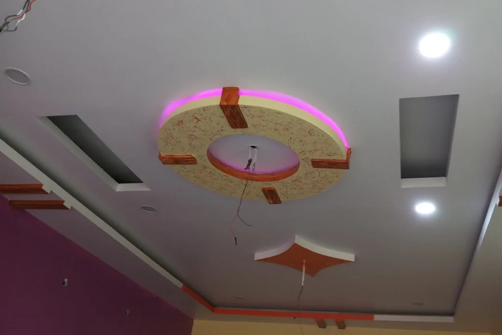 Decorative gypsum ceiling Dubai Description (9 words): Decorative gypsum ceiling