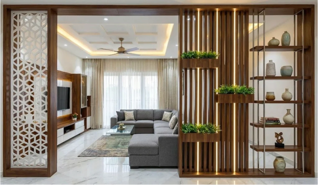 Decorative modern room divider