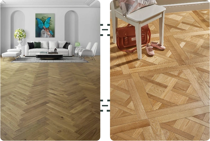 Parquet wooden flooring Dubai