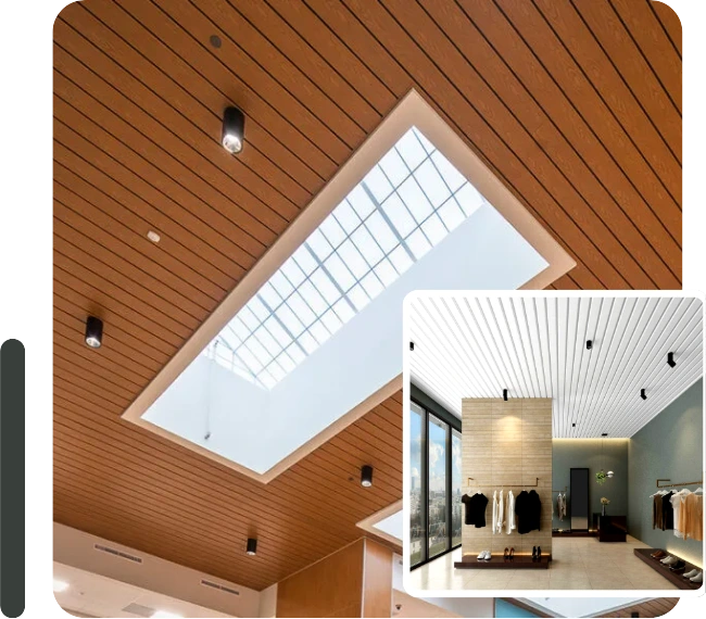 Professional soffit ceiling installation in Dubai