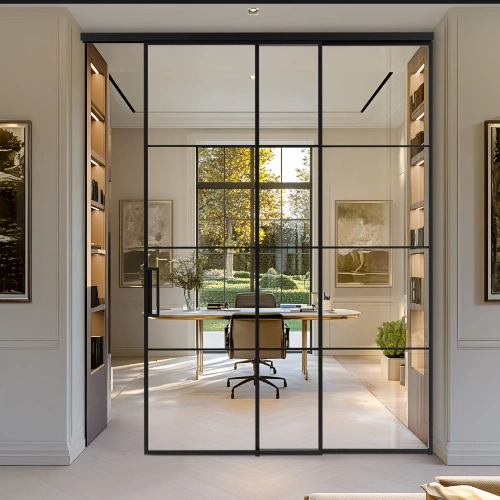 Glass room divider Dubai