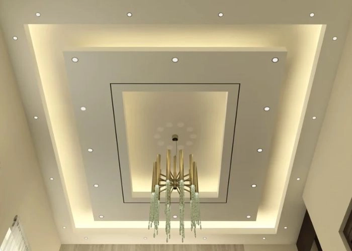 Hotel Lobby Gypsum Ceiling Dubai