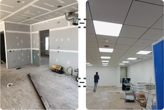 Stylish luxury gypsum ceiling design Dubai