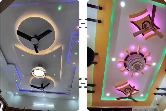 Remodel your space with luxury gypsum ceiling services