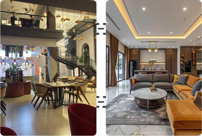 Luxury interior renovation upgrade in Dubai