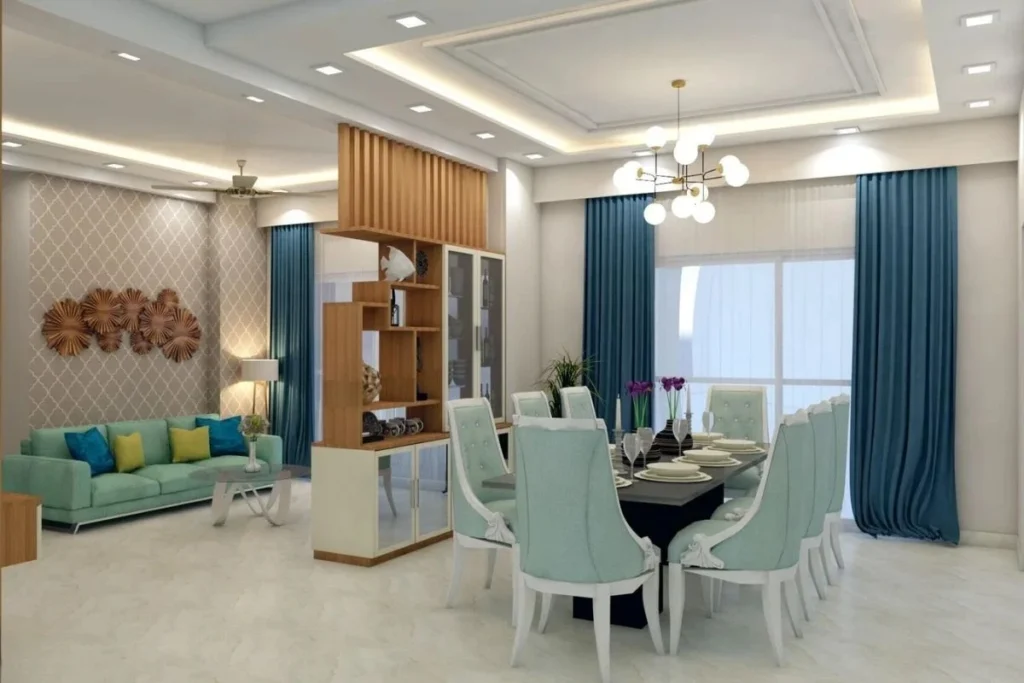 Geometric patterned false ceiling for modern homes