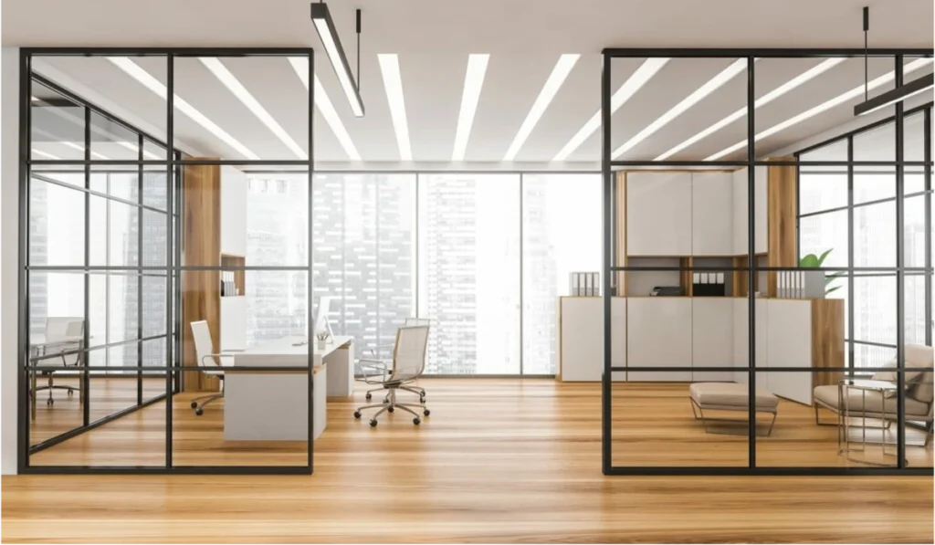 Office glass partition Dubai