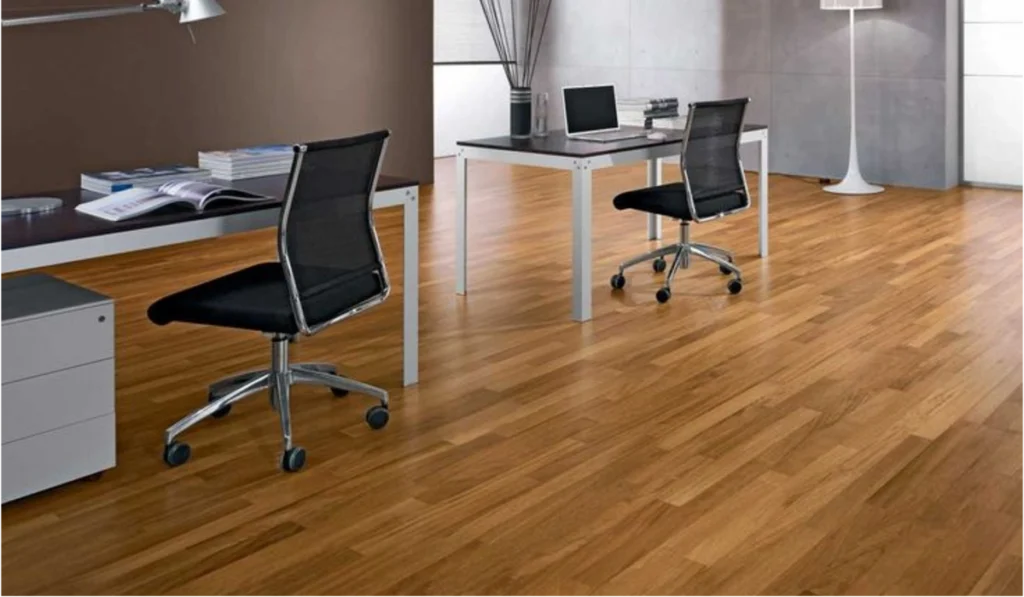 Parquet flooring office Dubai