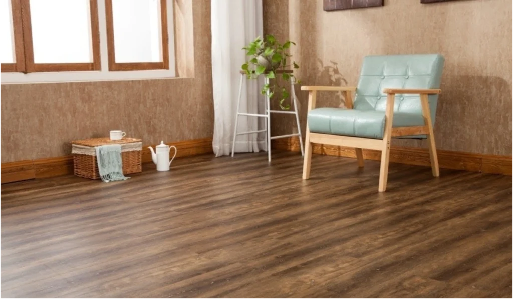 SPC flooring office Dubai