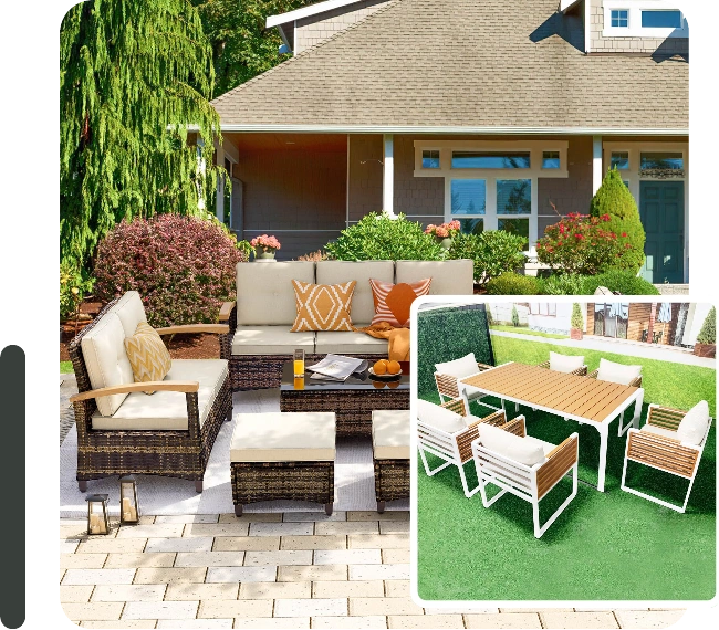 Custom villa garden furniture Dubai