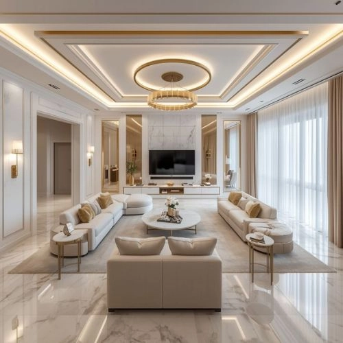 High quality gypsum and wood soffit materials