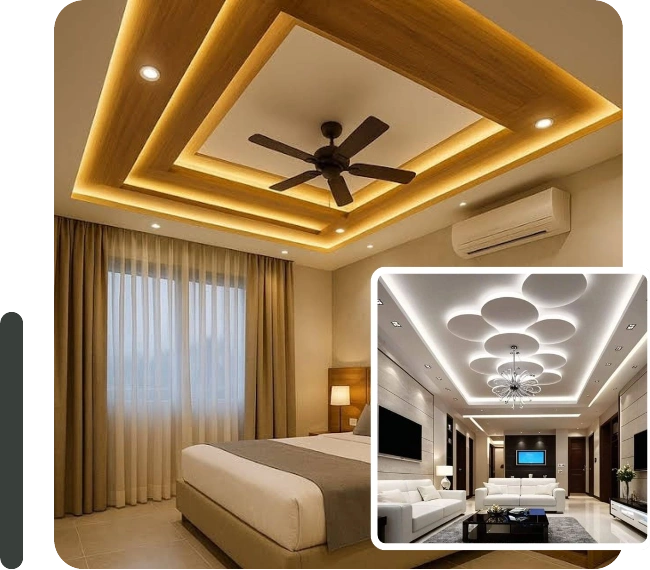 Stylish room ceiling Dubai