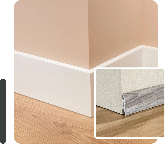 Professional skirting installation