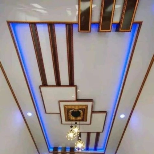 Stylish PVC ceiling installation