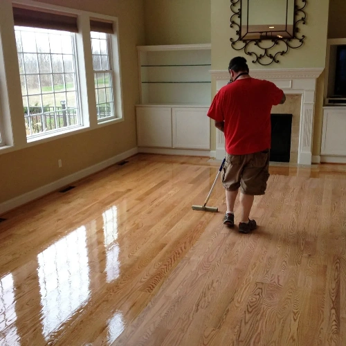Timber floor finishing service