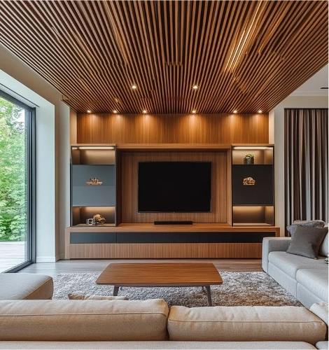 Premium wood ceiling Dubai