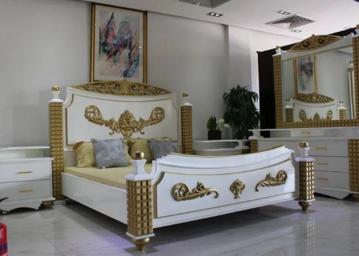 Elegant off-white satin finish for a spacious look.