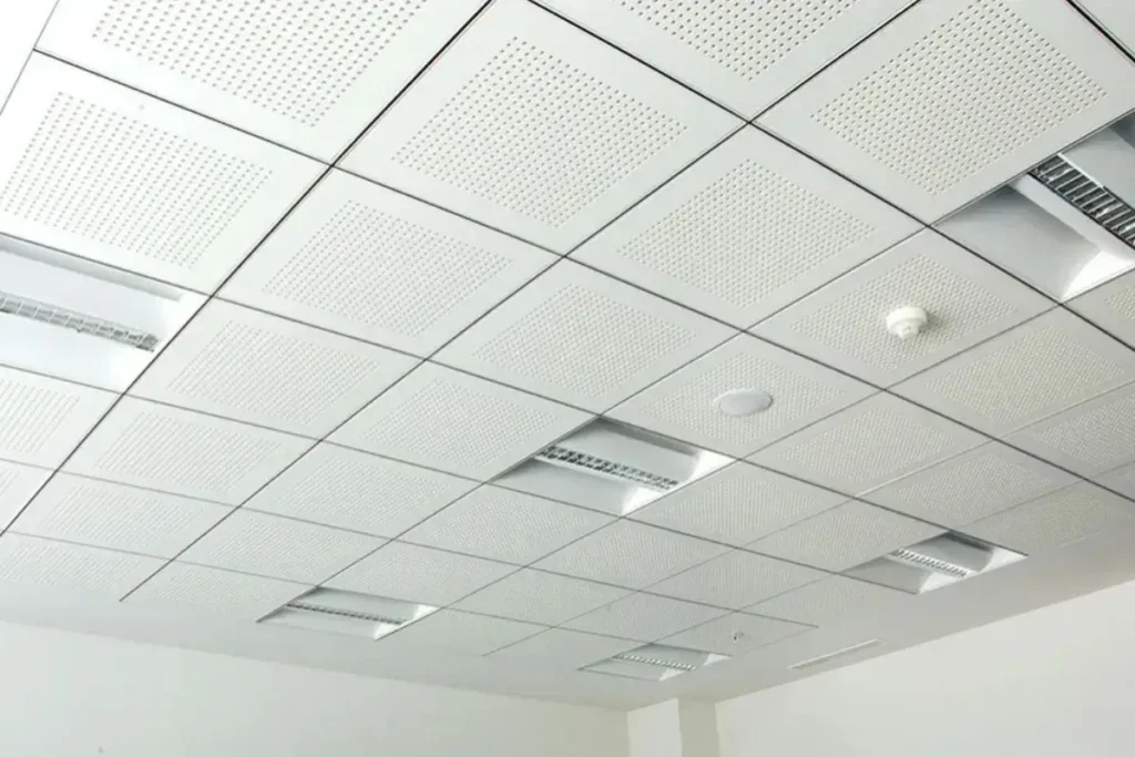 White Aluminium Grid Ceiling System Dubai