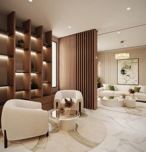 Sleek glass dividers for office spaces.