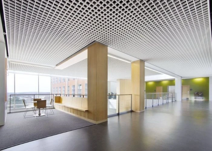 Office Aluminium Baffle Ceiling Installation