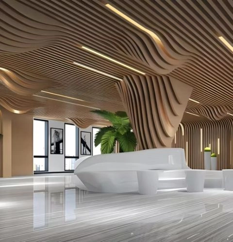 Decorative Perforated Aluminium Ceiling Tiles